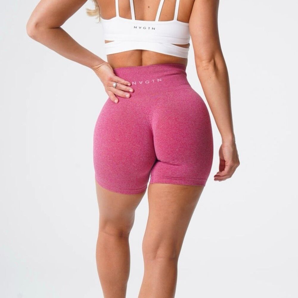 NVGTN Pro Seamless Shorts Crimson Medium Women